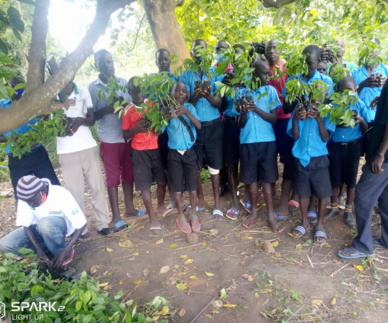 Friends of Zoka and school pupils on World Environment Day 2021